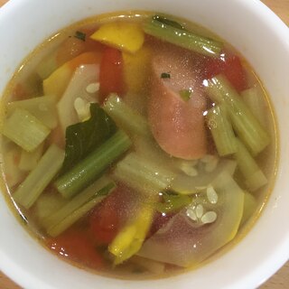 旨味たっぷり⭐️夏野菜コンソメスープ